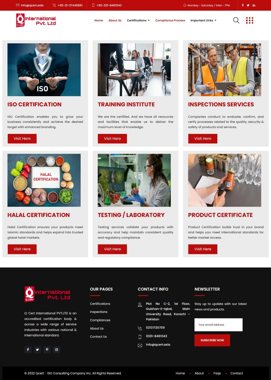 International Pvt Ltd - Company Registration Services (website screenshot)